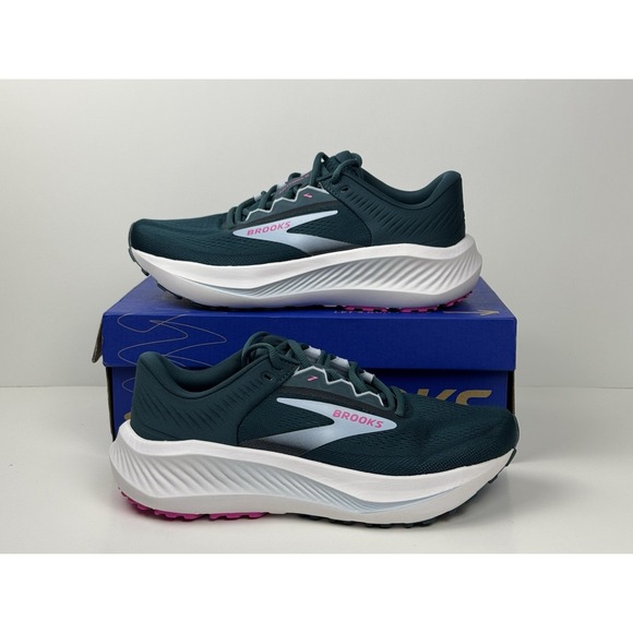 Brooks Shoes - Brooks Anthem 8 Running Shoes Women's Size 7 Atlantic Deep/Skyway/Pink 120461